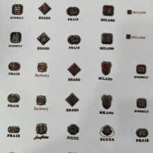 高周波精致烫画小标热压转烫胸标制高周波勋章胸章服装辅料厂家