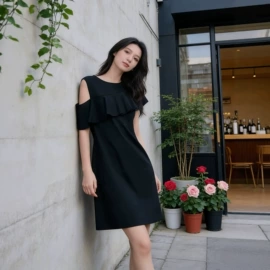 时尚休闲套装;连衣裙;女式针织衫