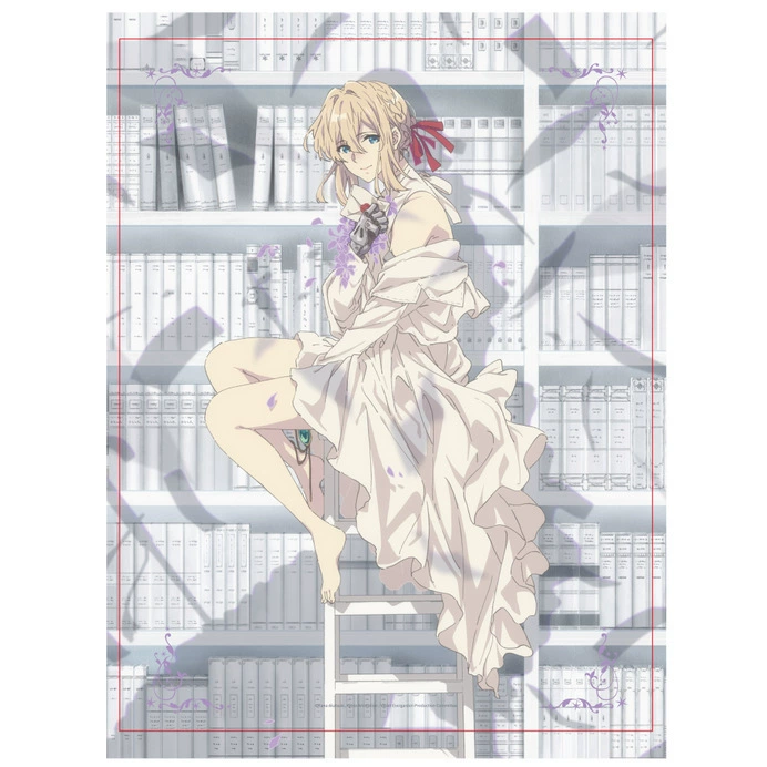 [Flash] Галактика Анимация Violet Evergarden сломанный цветок серия лазерный билет карточка-подборная коробка подвеска