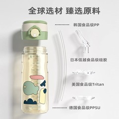 ppsu水杯 吸管杯高顏值兒童 便攜夏季 吸管杯成人大容量運動水杯