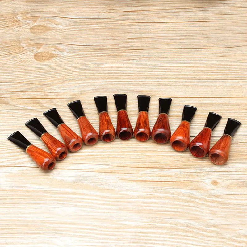 MUXIANG雪茄烟嘴配件跨境热卖30-52环梨木配9mm 活性炭过滤芯现货