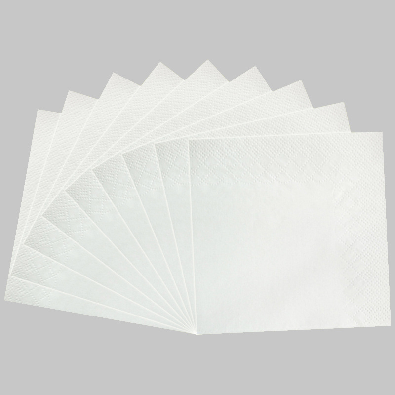 Servilleta restaurante especial barato tejido cuadrado comercial a granel papel cuadrado restaurante catering para llevar tejido al por mayor