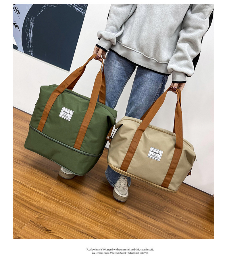 Wholesale Short-distance Travel Bag Large Capacity Dry And Wet Separation Gym Bag display picture 17