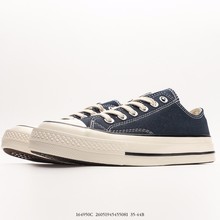 莆田真标匡威1970s低帮藏蓝 软底透气 情侣帆布鞋 现货速发全码