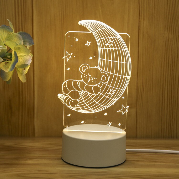 Creative 3D night light wholesale holiday student graduation gift company children cartoon LOGO birthday gift desk lamp Creative 3D night light wholesale holiday student graduation gift company children cartoon LOGO birthday gift desk lamp