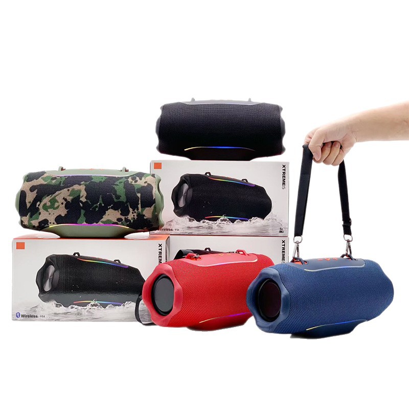 New Cross-border Model Xtreme5 War Drum 5th Generation Wireless Bluetooth Speaker Portable Outdoor With Shoulder Strap_voghion.com
