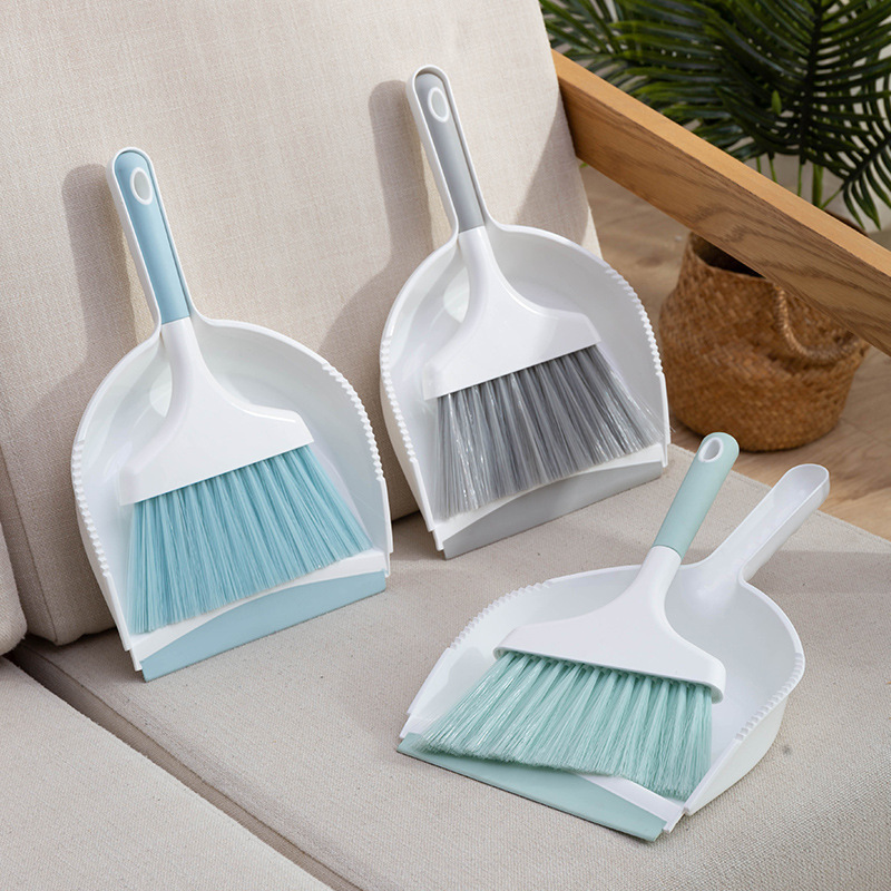 Household Window Crevice Cleaning Brush, Desktop Mini Broom Set, Dustpan, Desk Cleaning Broom and Dustpan Combo