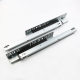 Hidden three-section bottom support slide damping drawer slide cabinet buffer track Press rebound guide rail