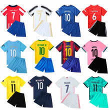 儿童足球服套装男女童中小学生比赛运动服宝宝幼儿园表演球衣