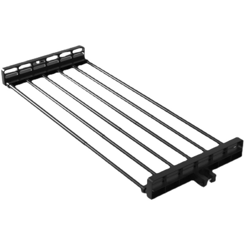 VHM7 wholesale sturdy shelf cabinet clothes rack set accessories: wire frame, tray, pants hanger, drag