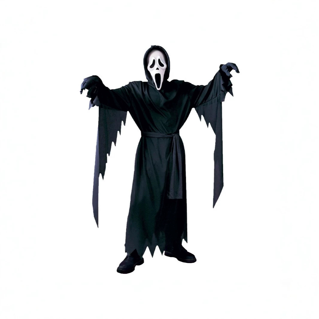 Halloween costumes, scary masks, adult cosplay horror outfits