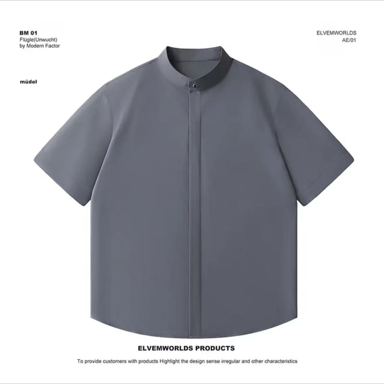 Gray short sleeves