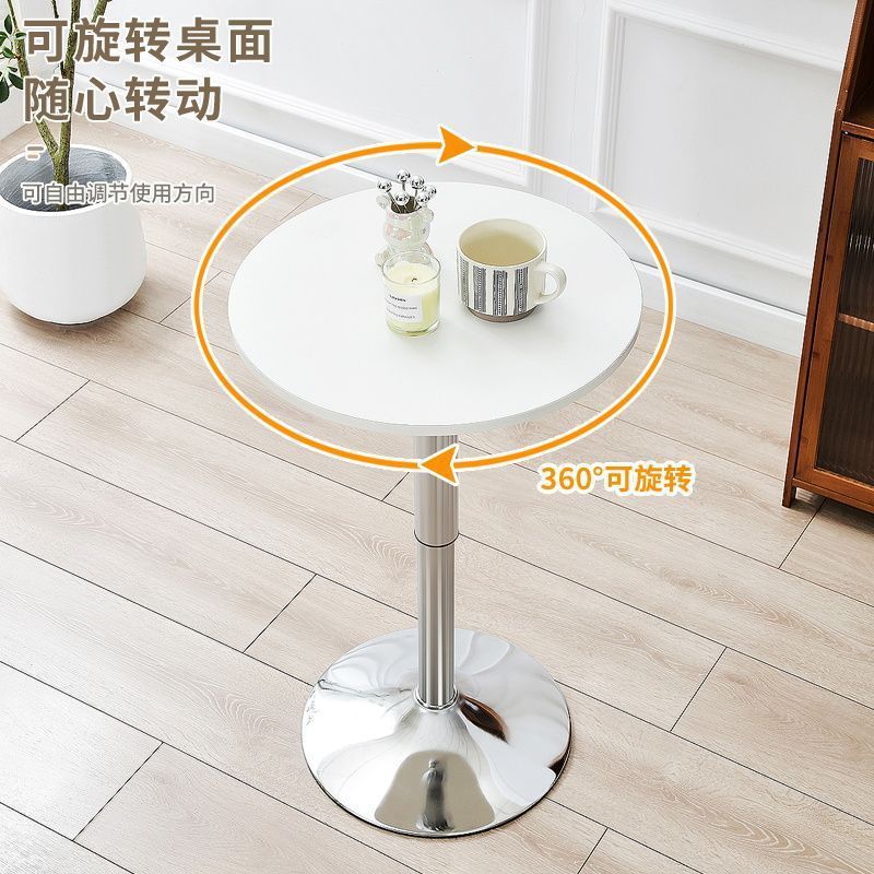 Bar Table, Home Bar Table, Cocktail Table, Bar Table, Bar Chair Combination, High Table, Lift Exhibition Small Round Table Table