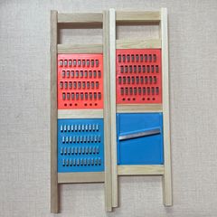 木の千切り器の粗い糸/細い糸の千切り器の粗い糸の千切り器の2元の千切り器の野菜の千切り器