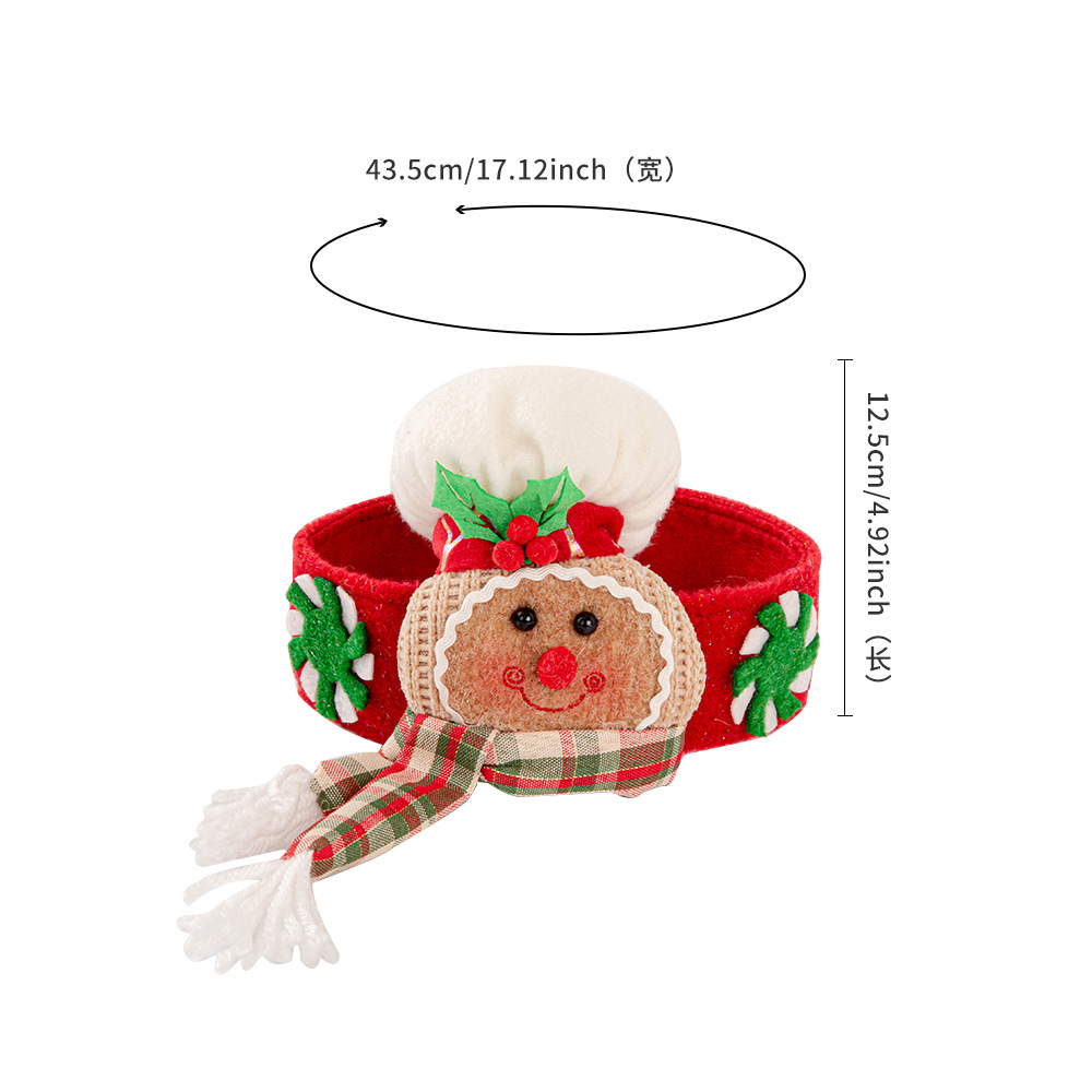 Cross-border Christmas curtain buckle decoration gingerbread man creative curtain hug home decoration wholesale Christmas curtain buckle