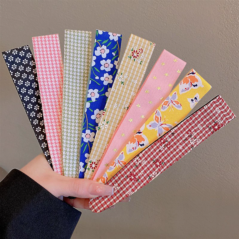 Headband with velcro, children's long bangs
