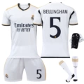 Real madrid home no. 5 with socks + guard