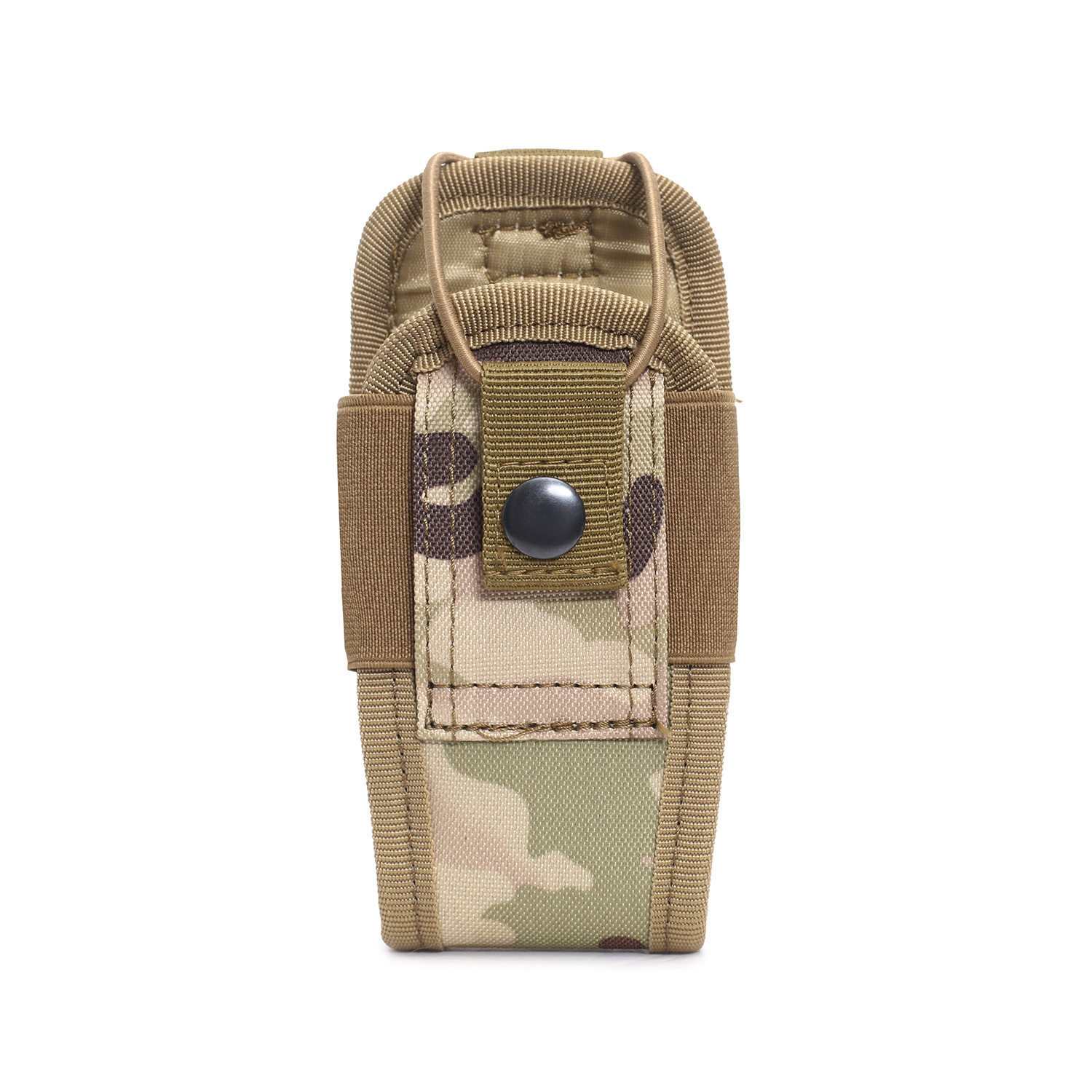 Estuche táctico para walkie-talkie Hoyoo para exteriores, bolsa de accesorios MOLLE, estuche protector externo multifuncional para walkie-talkie, bolsa de camuflaje