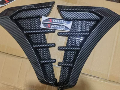 Carbon Fiber Decorative Sticker Air – Other Car Modifications - 003-large-black-carbon-fiber