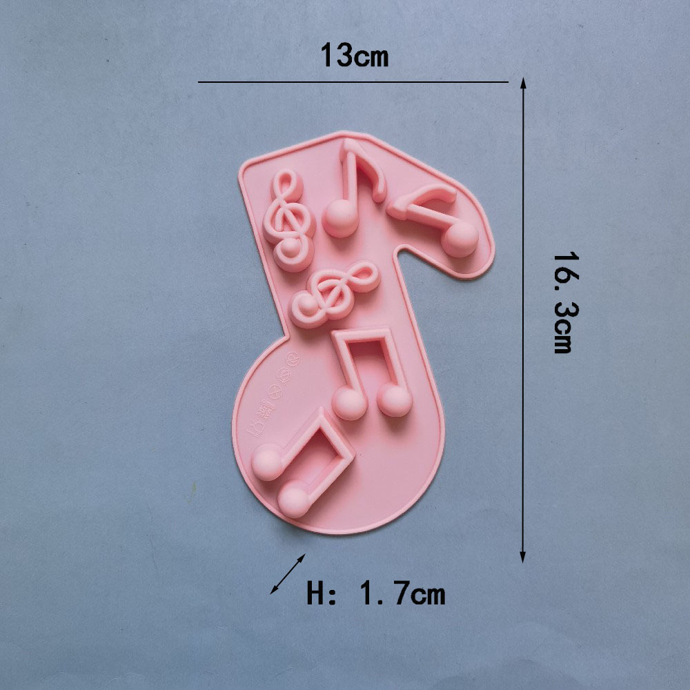No. 1 nota 178 molde de silicona pastel helado pudín molde de postre jabón utensilios