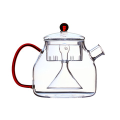  耐熱玻璃蒸茶壺電陶爐大容量蒸汽煮茶器黑茶普洱玻璃煮茶壺