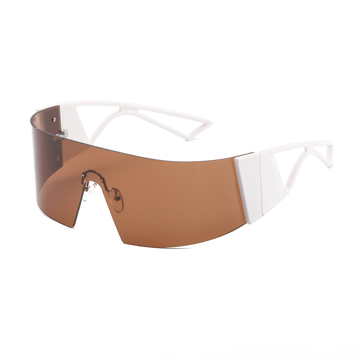 2021 nuevas gafas deportivas europeas y americanas sin marco gafas de una sola pieza gafas de sol al aire libre hombres y mujeres gafas de sol 8620