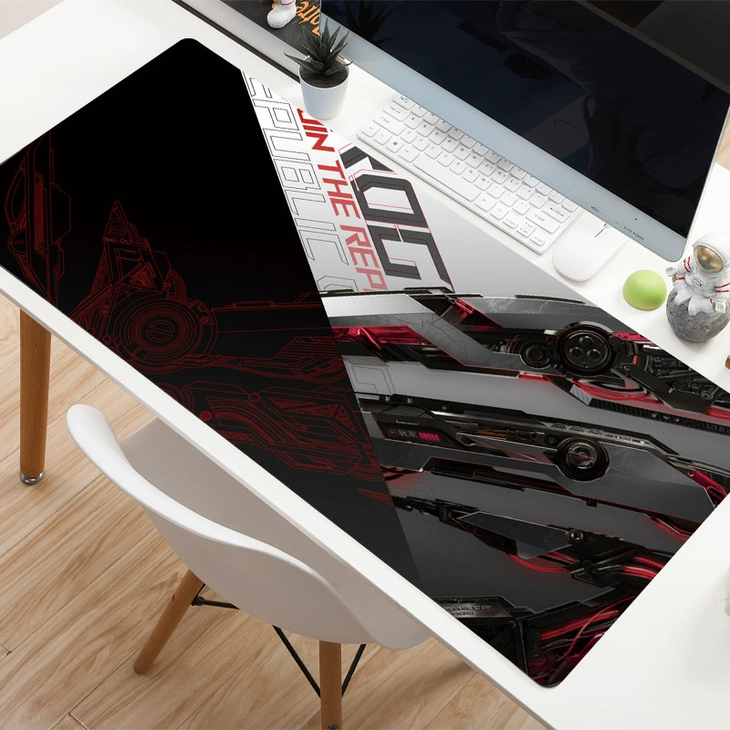 Gaming mouse pad desk mat, large non‑slip surface, increased thickness 2–5 мм, multiple patterns