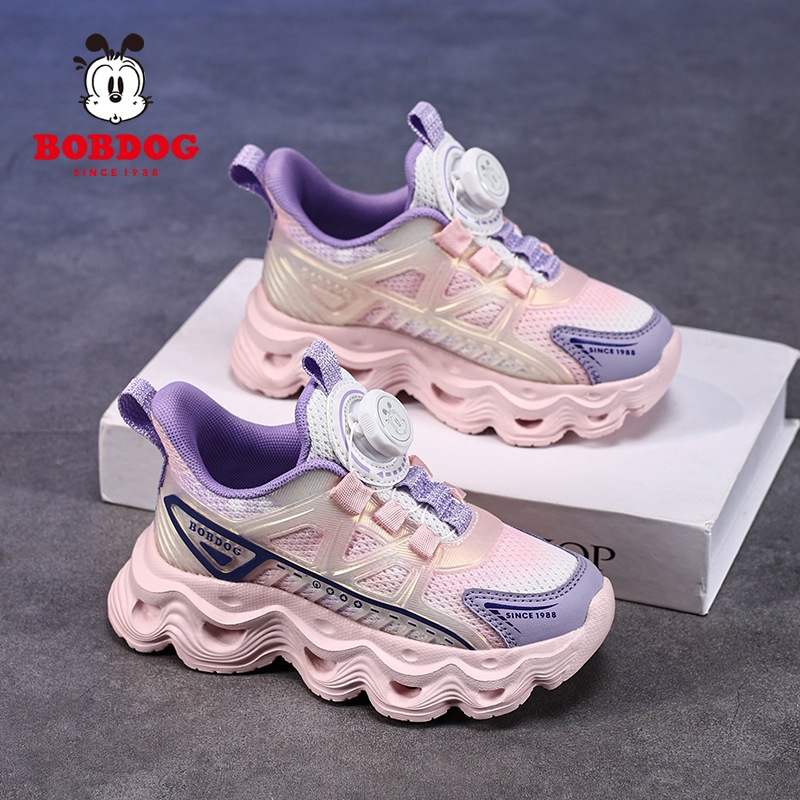 Babudou zapatos para niños zapatos deportivos para niños primavera y otoño nuevo estilo malla transpirable zapatos de papá con botones para niños y niñas