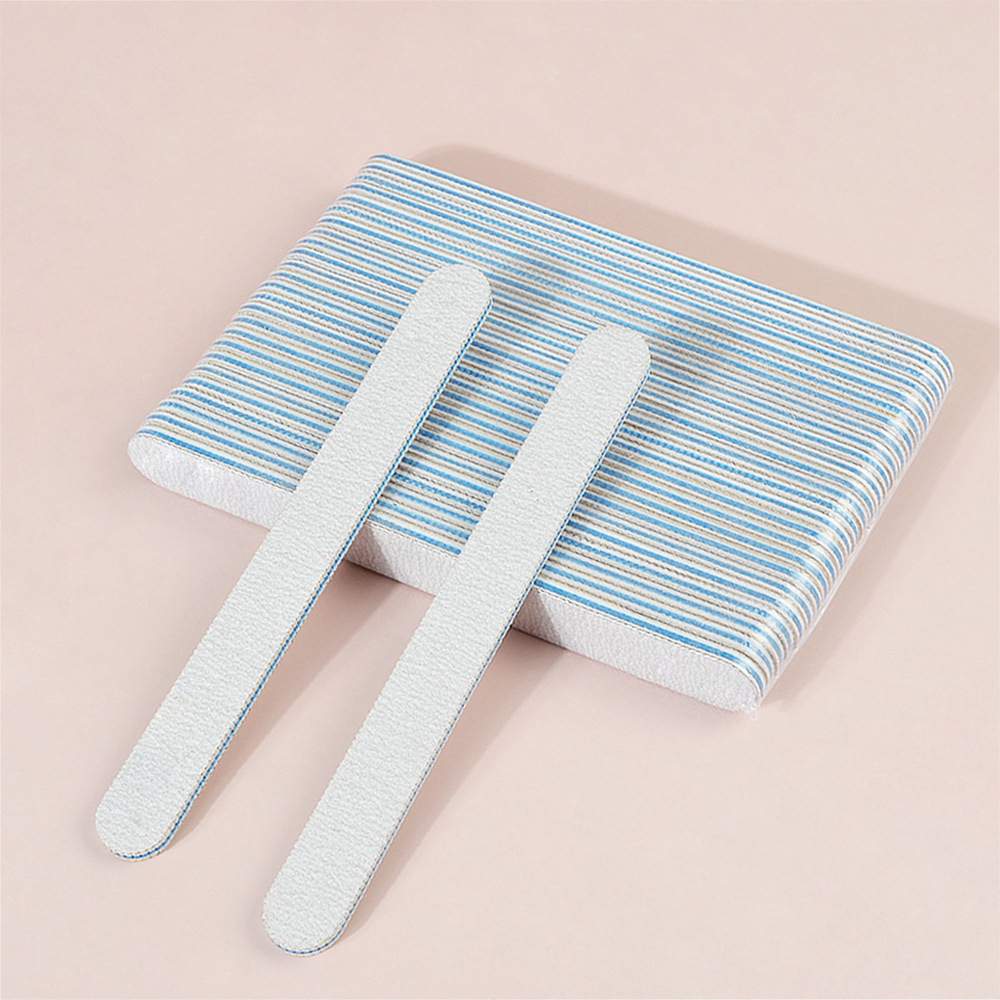 ZS-직선 회색 및 흰색 톱니형 파일-파란색(100/180) 단어 없음