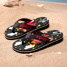 夏季新款儿童人字拖鞋卡通舒适潮流时尚休闲轻便沙滩人字拖鞋