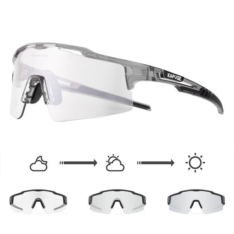 Gafas de Ciclismo Fotocromáticas de TR90, Fotocromático, A prueba de viento, para Ciclismo