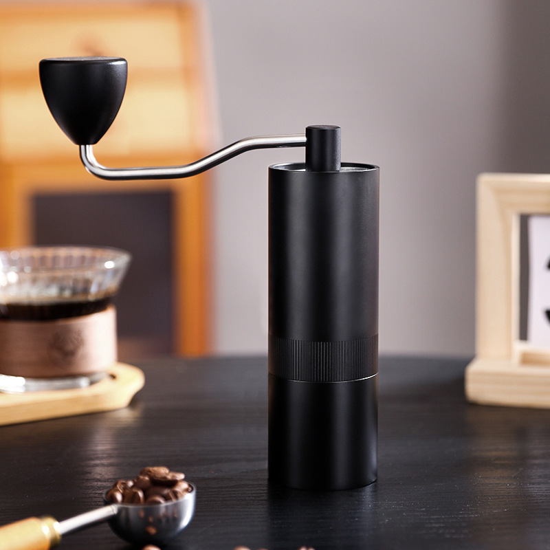 Hand Grinder Coffee Machine, Manual Coffee Grinder with Stainless Steel Grinding Core, Seven-Star Steel Core, Portable Manual Coffee Grinder