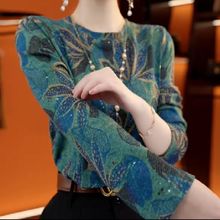 秋冬新款打底女加绒加厚保暖韩版上衣圆领长袖遮肚子显瘦小衫