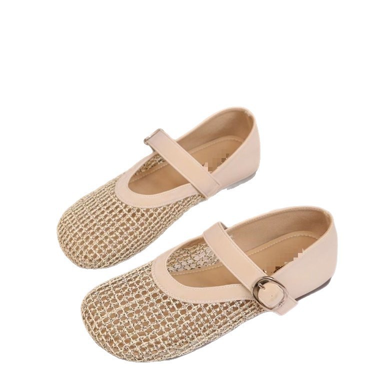 Zapatos de solos ligeros transpirables para mujeres 2026 nuevos zapatos de solos de moda de verano aumentan la altura de un pedazo de sandalias retrógradas de mujer