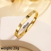 17# four-leaf flower inlaid with diamonds-gold sz661