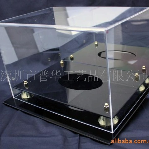 厂家亚克力高透办公样品展示柜足球、篮球展示盒