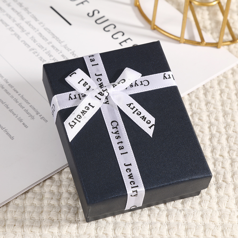 Tempestad francesa retro arco decoración caja de regalo heaven cubierta collar pulsera joyas caja de embalaje caja de joyas