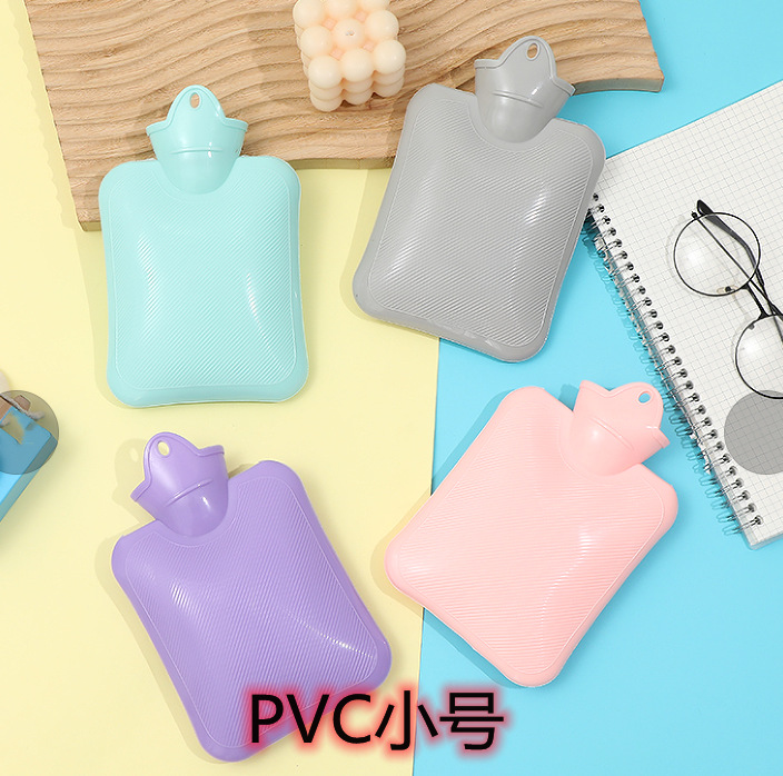 Moda creativa bolsa de agua caliente de inyección de agua de color caramelo moda Linda mano de silicona calentador de invierno bolsa de agua caliente de riego Generación de cabello