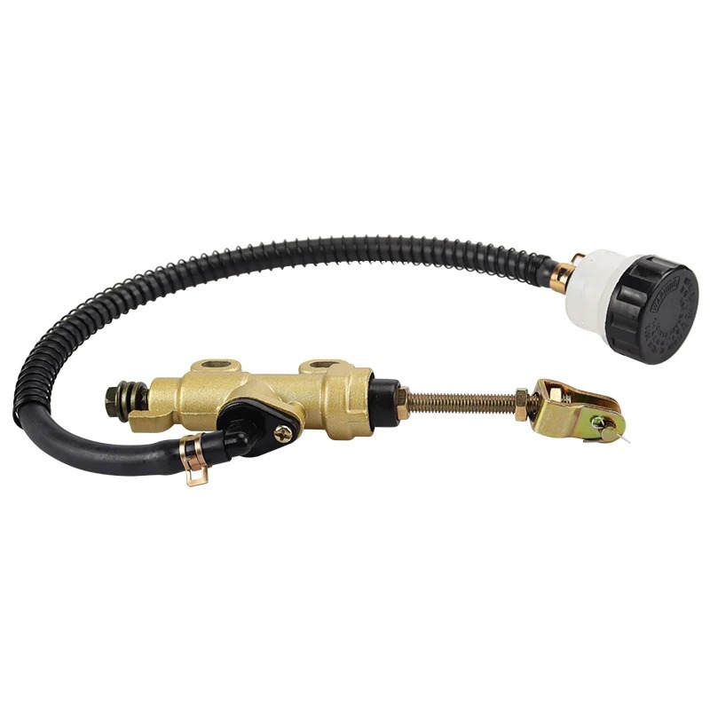 One-Word Pump with Oil Pipe Round Oil Cup Foot Brake Conjoined Pump 50-250Cc Off-Road Atv Beach Motorcycle Accessories
