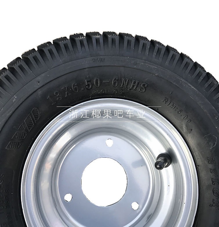 Modified Go-Kart Parts, Lawn Cart Golf Patrol Car 13X6.50-6 Tires, 13X6.5-6 Lawn Tires