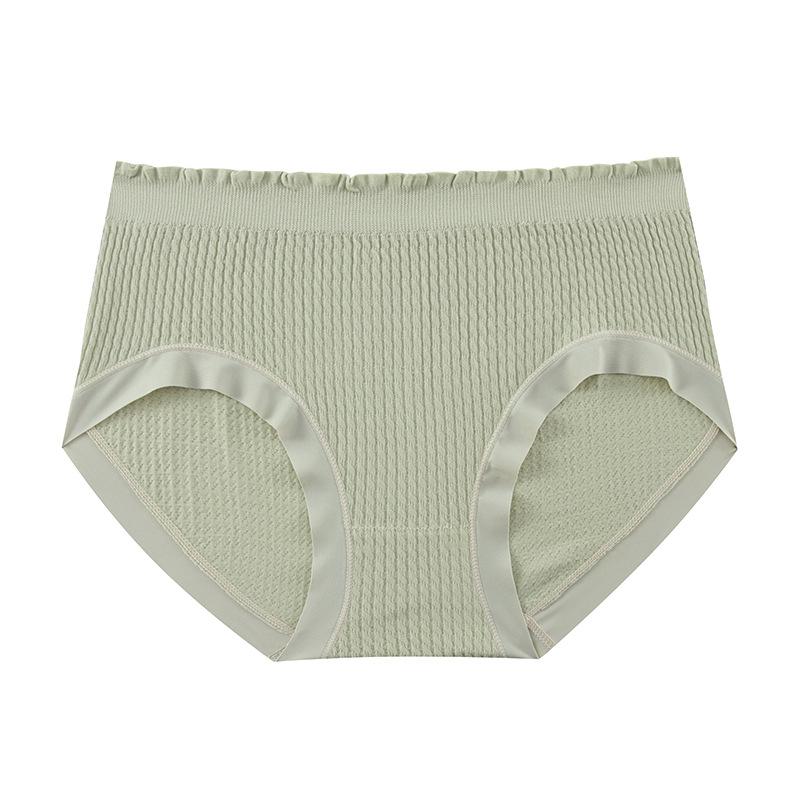 Nalgas sin costuras para niñas, sin costuras, talla grande, gordo MM, cintura alta, abdomen, 7a, calzoncillos antibacterianos para mujer, delgados y refrescantes