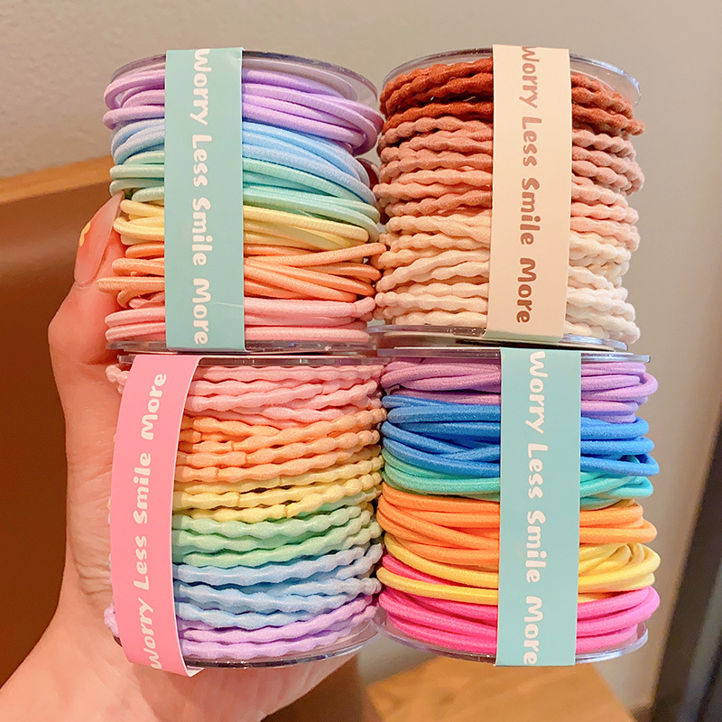 Las muchachas de la banda de goma del lazo del pelo de la banda de goma de los niños no hacen daño a la cuerda del pelo banda de Pelo elástico