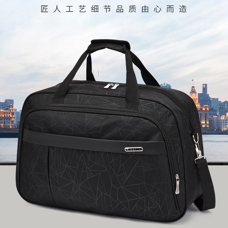 2025 New Travel Bag Men's Large Capacity Outdoor Fitness Handbag Foreign Trade Business Travel Shoulder Crossbody Luggage Bag