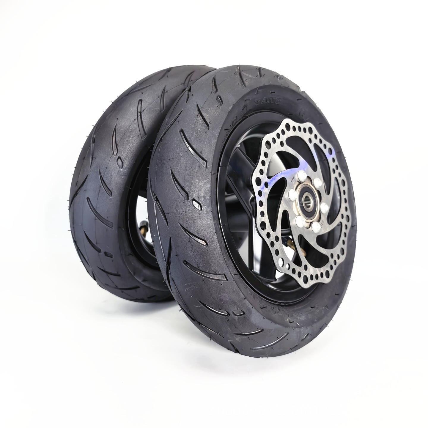 10x2.50 Chaoyang inner and outer tire complete wheel 10inch electric scooter replacement inflatable tire wheel assembly parts