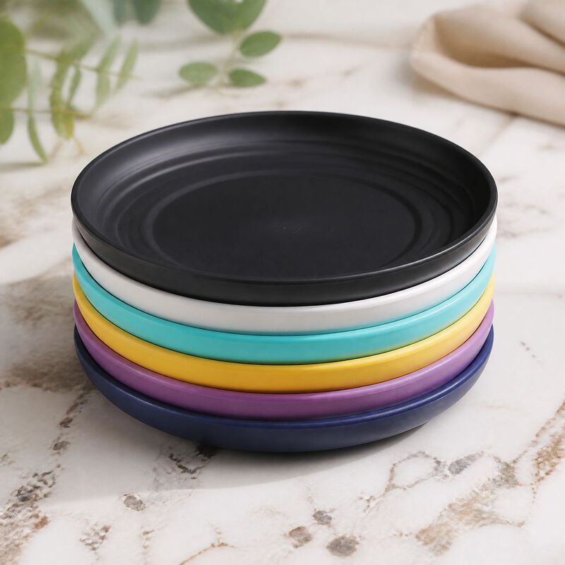Amazon Cross-Border Round Plate Set of 1, Bbq Plastic Plate, 23 Plates Family Children's Unbreakable Plastic Tableware Set Amazon Cross-Border Round Plate Set of 1, Bbq Plastic Plate, 23 Plates Family Children's Unbreakable Plastic Tableware Set