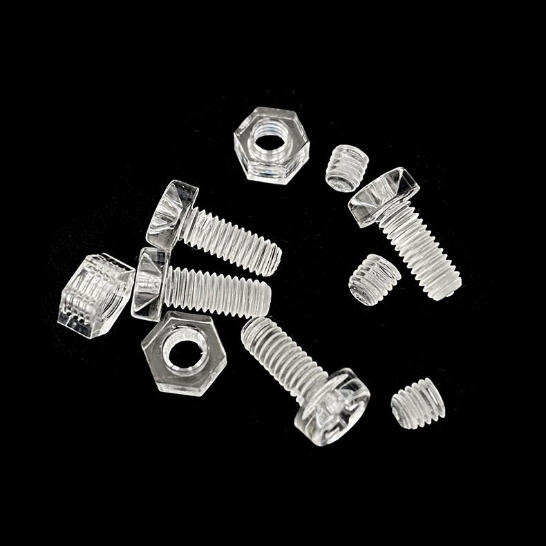 Wholesale Plastic Screws, Cross Round Head Transparent Screws, Pc Hand-Tightened Hexagonal M3M4M6 Machine Screws, Plastic Screws