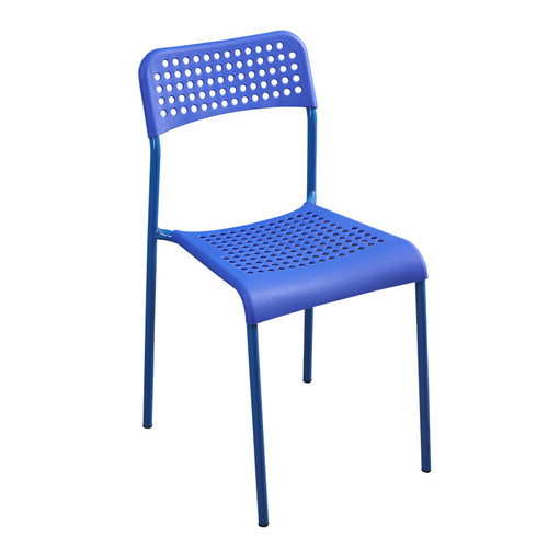 Simple leisure dining chair hole chair hollow plastic chair office training chair negotiation chair balcony chair conference stool