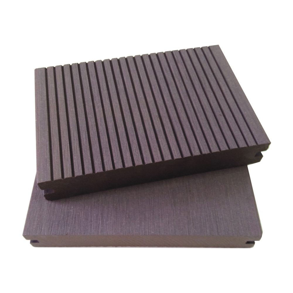 Madera plástico WPC piso generación agujero redondo 150*25 protección del medio ambiente plástico material de madera jardín decoración al aire libre tablero anticorrosión madera