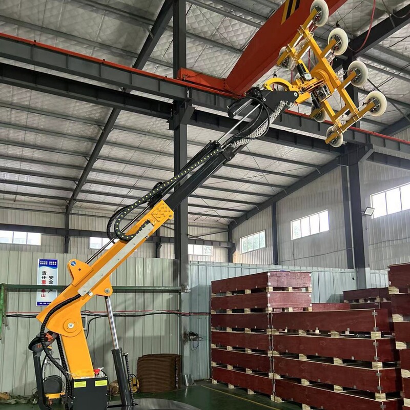 Cross-Border Handling of Doors, Windows, and Curtain Wall Installation Manipulators, Strong Adsorption, Power-Off Pressure Retention, Electric Glass Suction Cup Truck