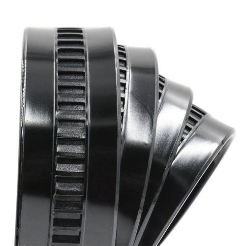 Full-tooth automatic buckle aviation tendon belt with full slot and thickened men's space belt trendy overseas beef tendon with full teeth